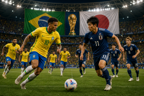 Brasil reencontra o Japão na Copa com a derrota recente ainda na memória
