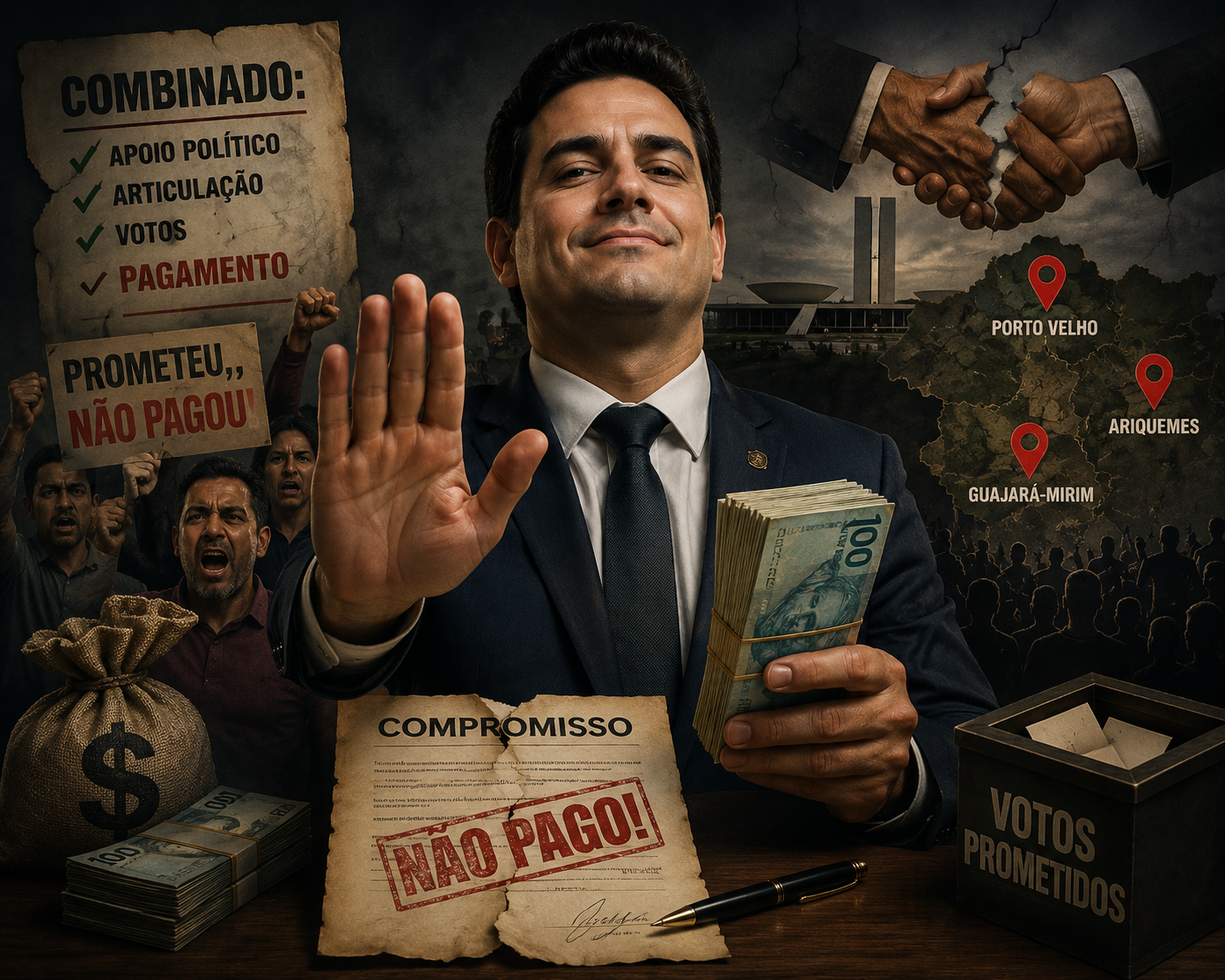 www.deixaeutefalar.com.br Pré-candidato a deputado federal é cobrado por acordos NÃO CUMPRIDOS em Rondônia