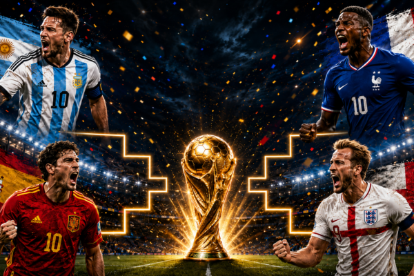 Copa do Mundo de 2026 chega às semifinais com quatro seleções vivas Copa do Mundo de 2026 chega às semifinais com quatro seleções vivas