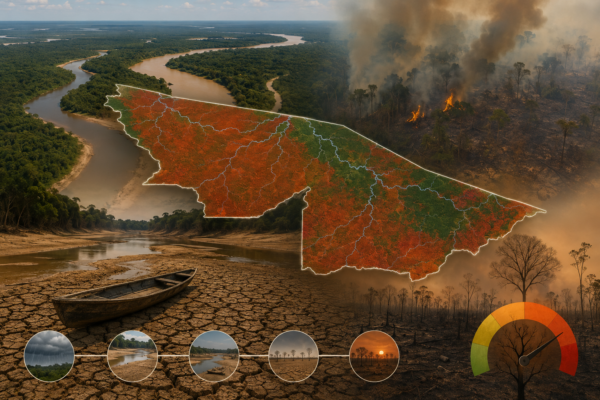 Seca já cobre quase toda a Região Norte e vira a pauta mais urgente Seca já cobre quase toda a Região Norte e vira a pauta mais urgente