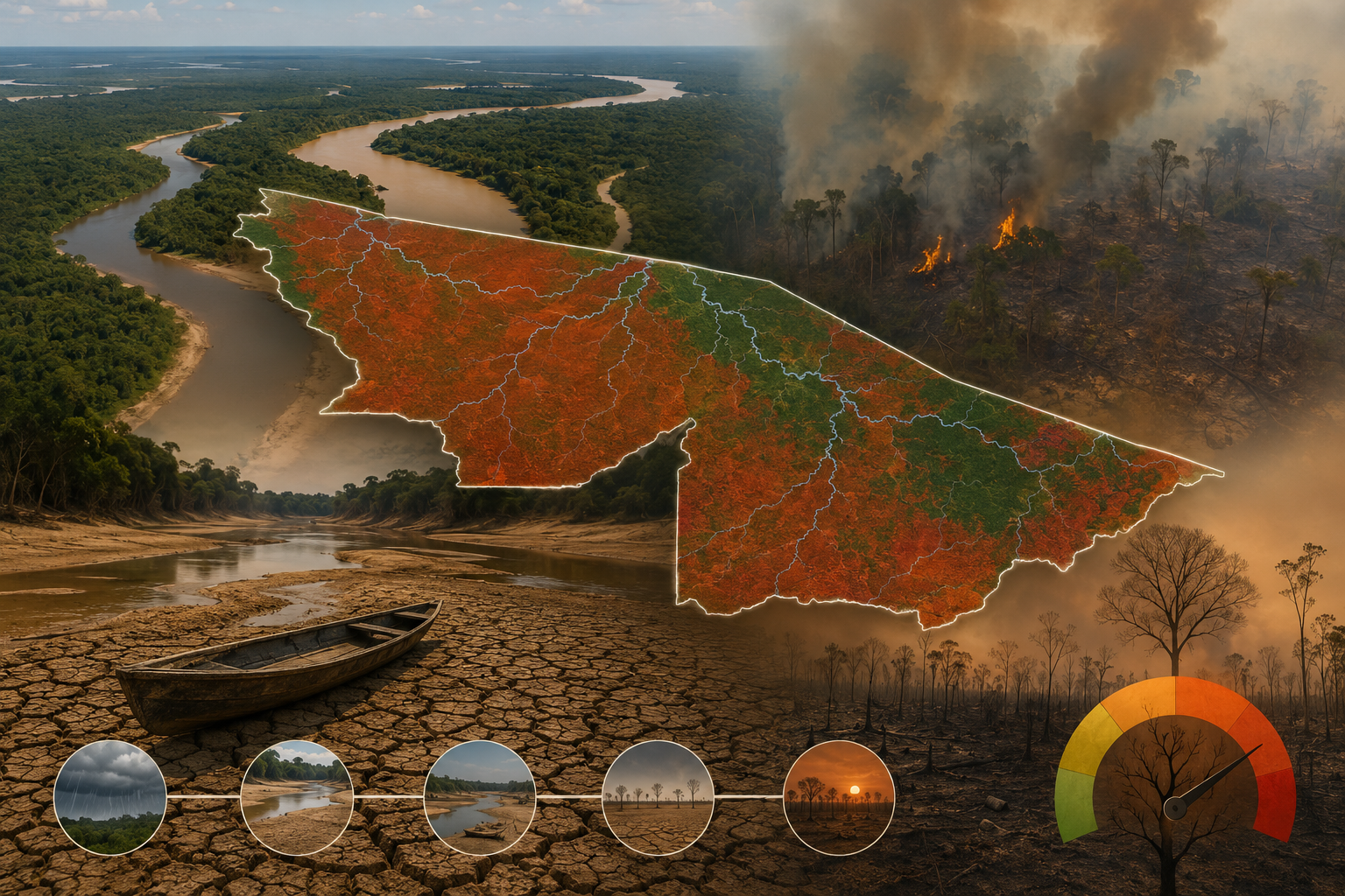www.deixaeutefalar.com.br Seca já cobre quase toda a Região Norte e vira a pauta mais urgente