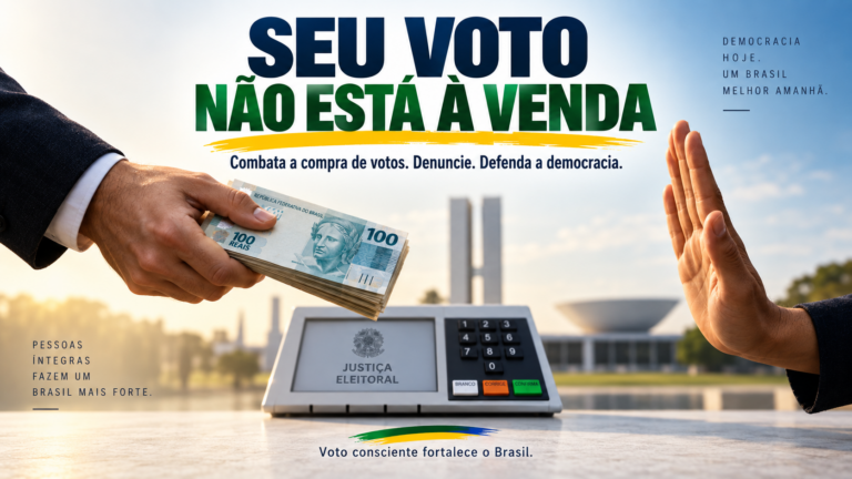 Barba de molho para quem pensa em comprar ou vender votos em 2026