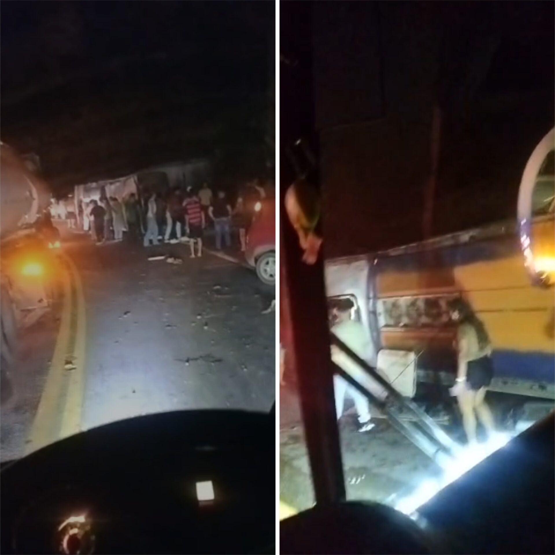 www.deixaeutefalar.com.br Ônibus tomba na BR-262 no ES e deixa 3 mortos e 45 feridos
