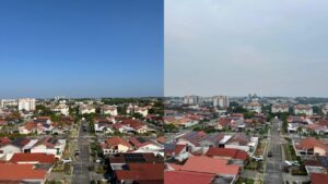 Manaus amanhece coberta de fumaça pela 3ª vez em dez dias
