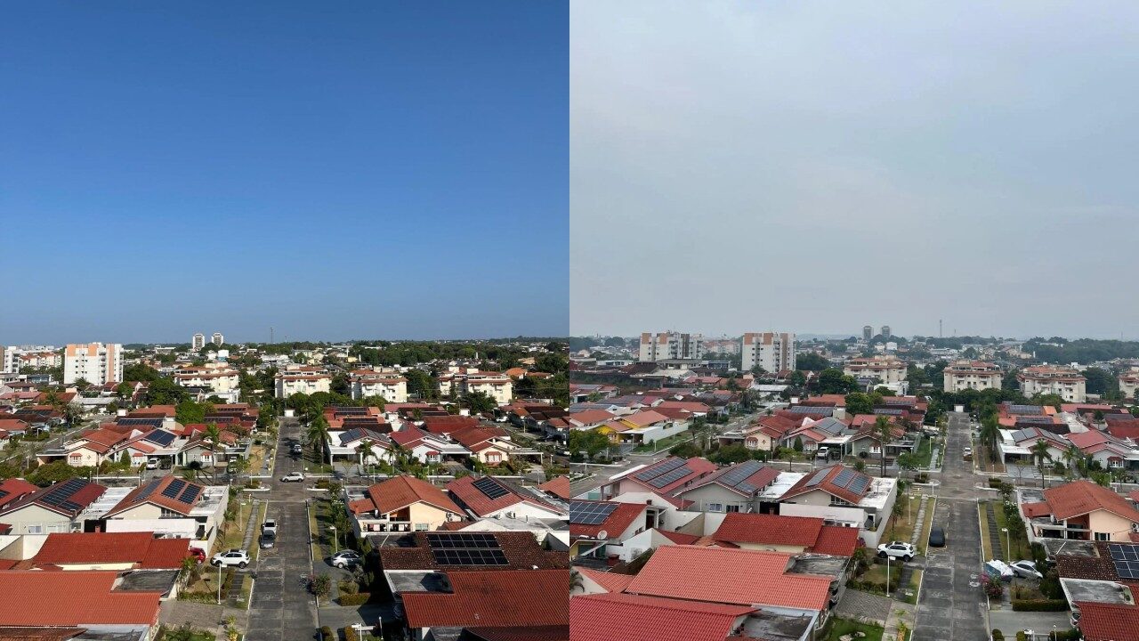 www.deixaeutefalar.com.br Manaus amanhece coberta de fumaça pela 3ª vez em dez dias