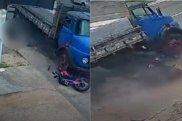 Motociclista é arrastado por carreta na Avenida Mário Covas, em Belém