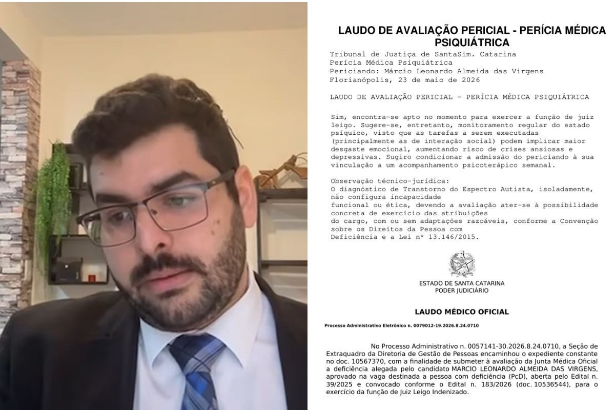 www.deixaeutefalar.com.br Autista aprovado para juiz tem nomeação barrada por tribunal em SC