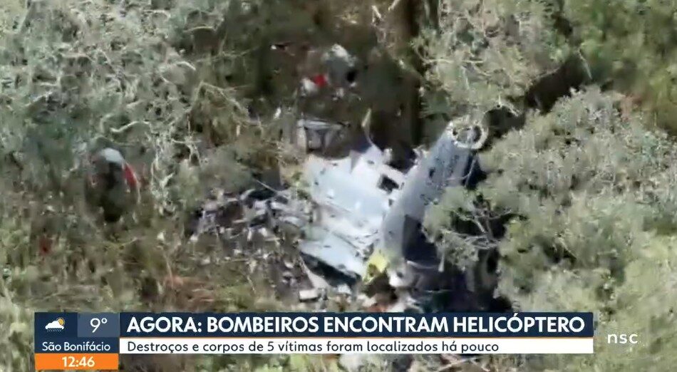 www.deixaeutefalar.com.br Cantor Rick e mais 4 morrem em queda de helicóptero em SC