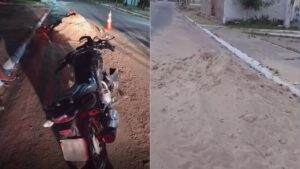 Motociclista morre após cair em areia de obra em Santa Inês