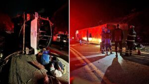 Três vítimas de acidente de ônibus no ES são veladas na Grande BH