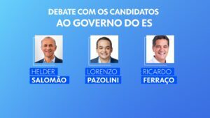 Candidatos ao governo do ES debatem na TV Gazeta