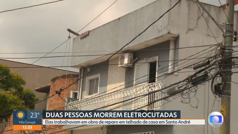 Dois homens morrem eletrocutados em obra na Rua Cuiabá, Santo André