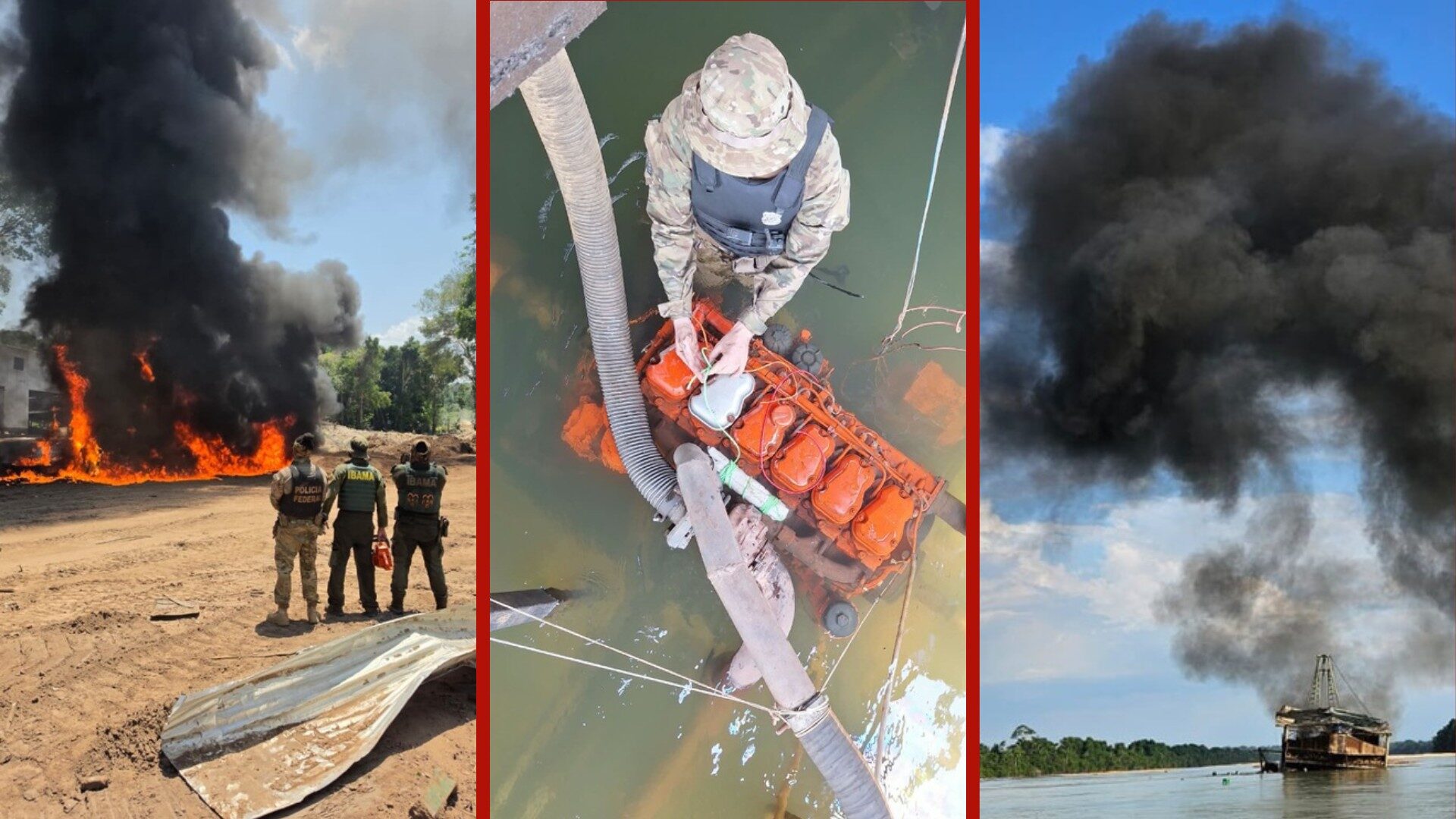 www.deixaeutefalar.com.br PF e Ibama destroem 16 balsas e barcos em terra indígena no MT
