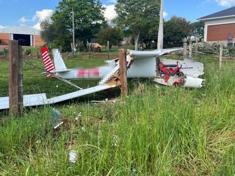 Planador cai perto de aeroporto em Getúlio Vargas, no RS