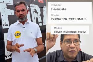 Especialista em IA aponta farsa em áudio contra Bruno Scheid, que reage: “Nós vamos chegar a quem fez isso”